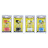 Padlock aluminium 40 mm high mix