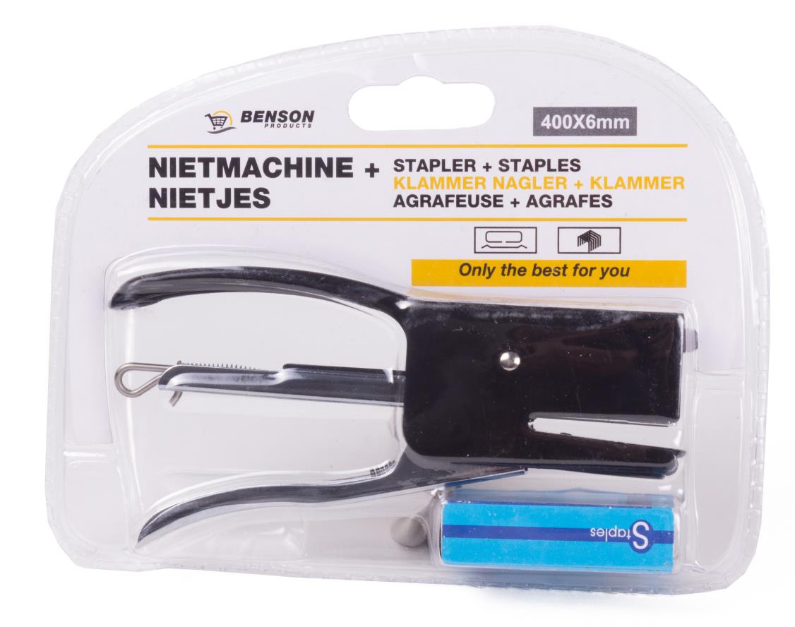 Netjes Machine Nietmachine + 400 nietjes mix – Interbosch