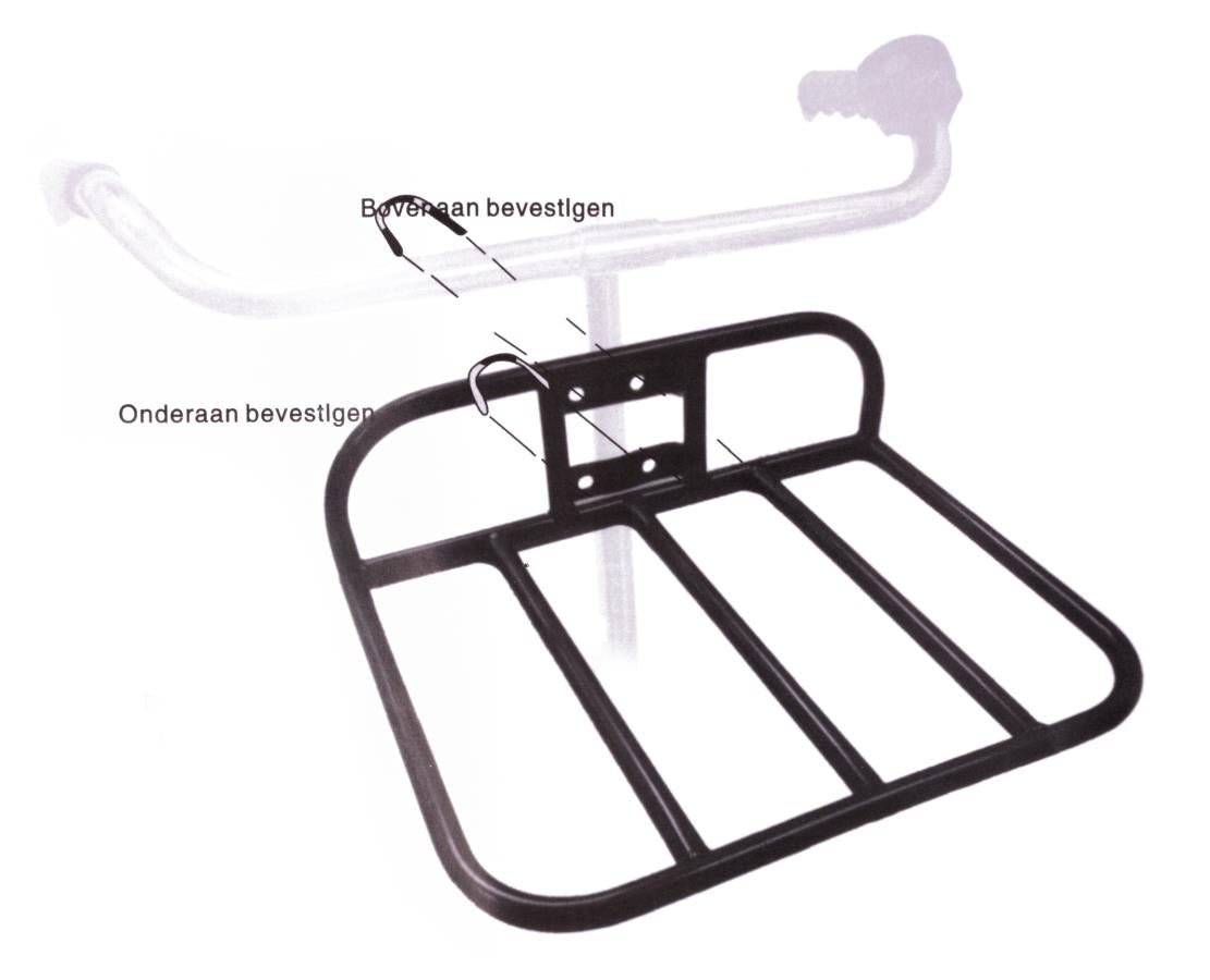 Bicycle front carrier 28"