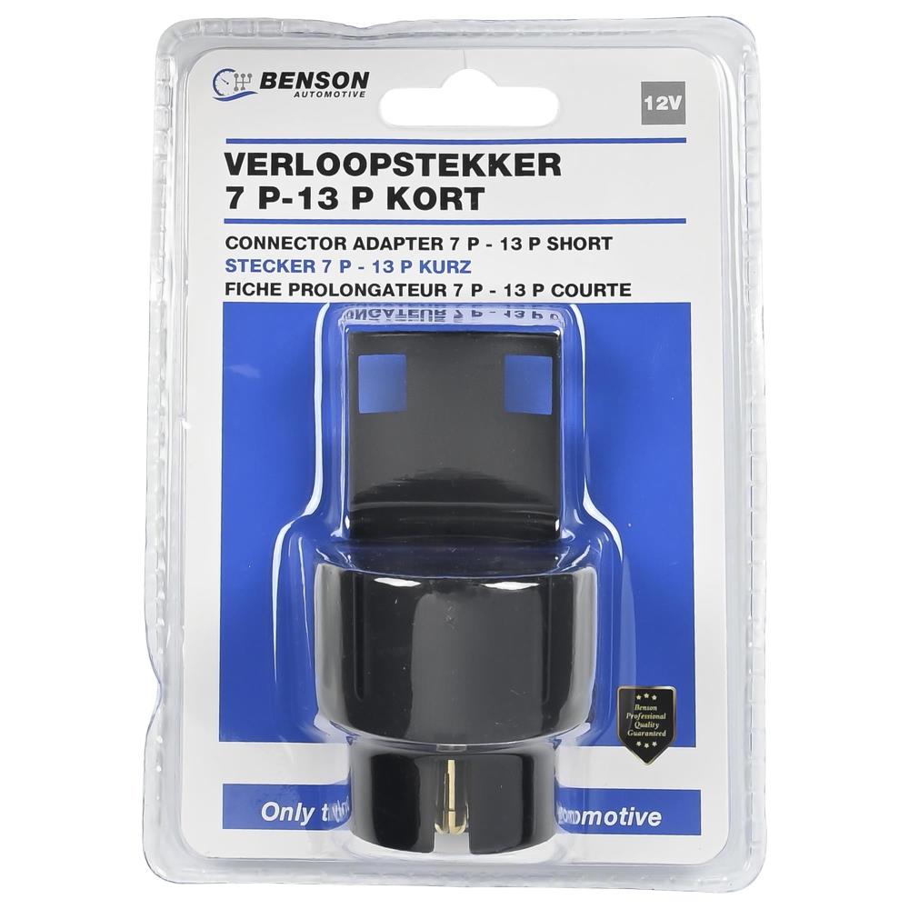 Stekker verloop contra 7- naar 13-polig kort bc
