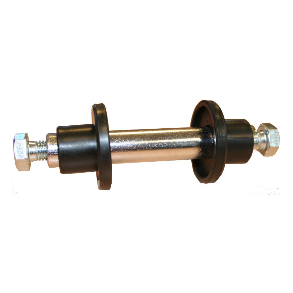 Wheelbarrow shaft + bolts + rings complete