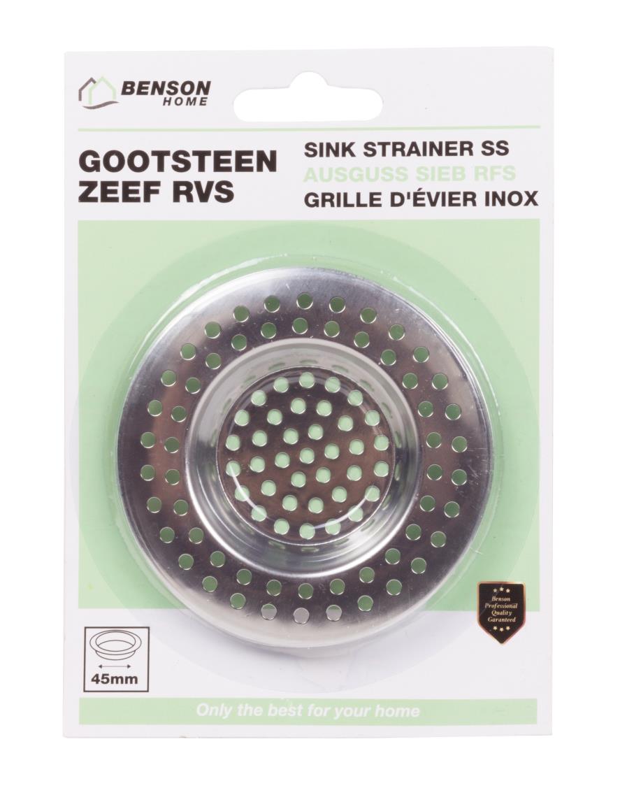 Sink strainer SS on card