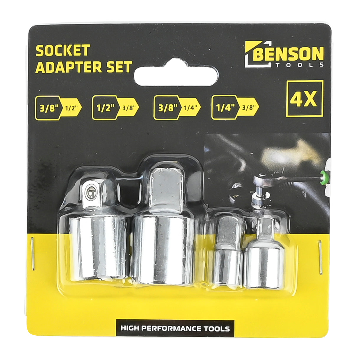 Socket adapter set 4 pcs