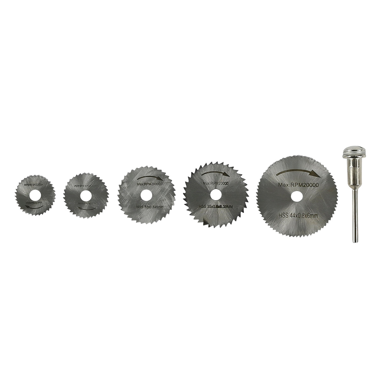 Multislijper HSS zaag 6 dlg