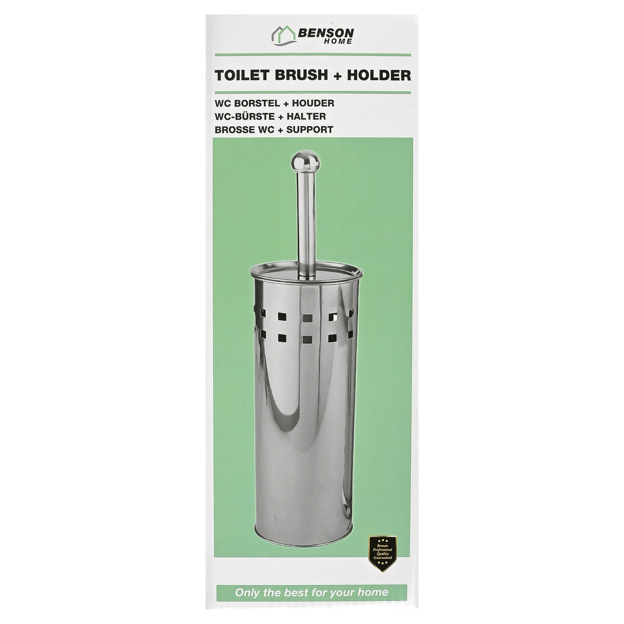 Wc brush + holder SS