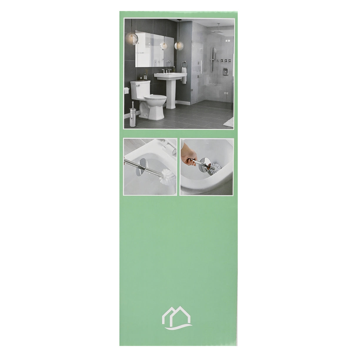 Wc brush + holder SS