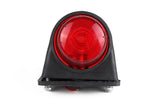 Breedtelamp rubber 72 mm rood/wit e keur
