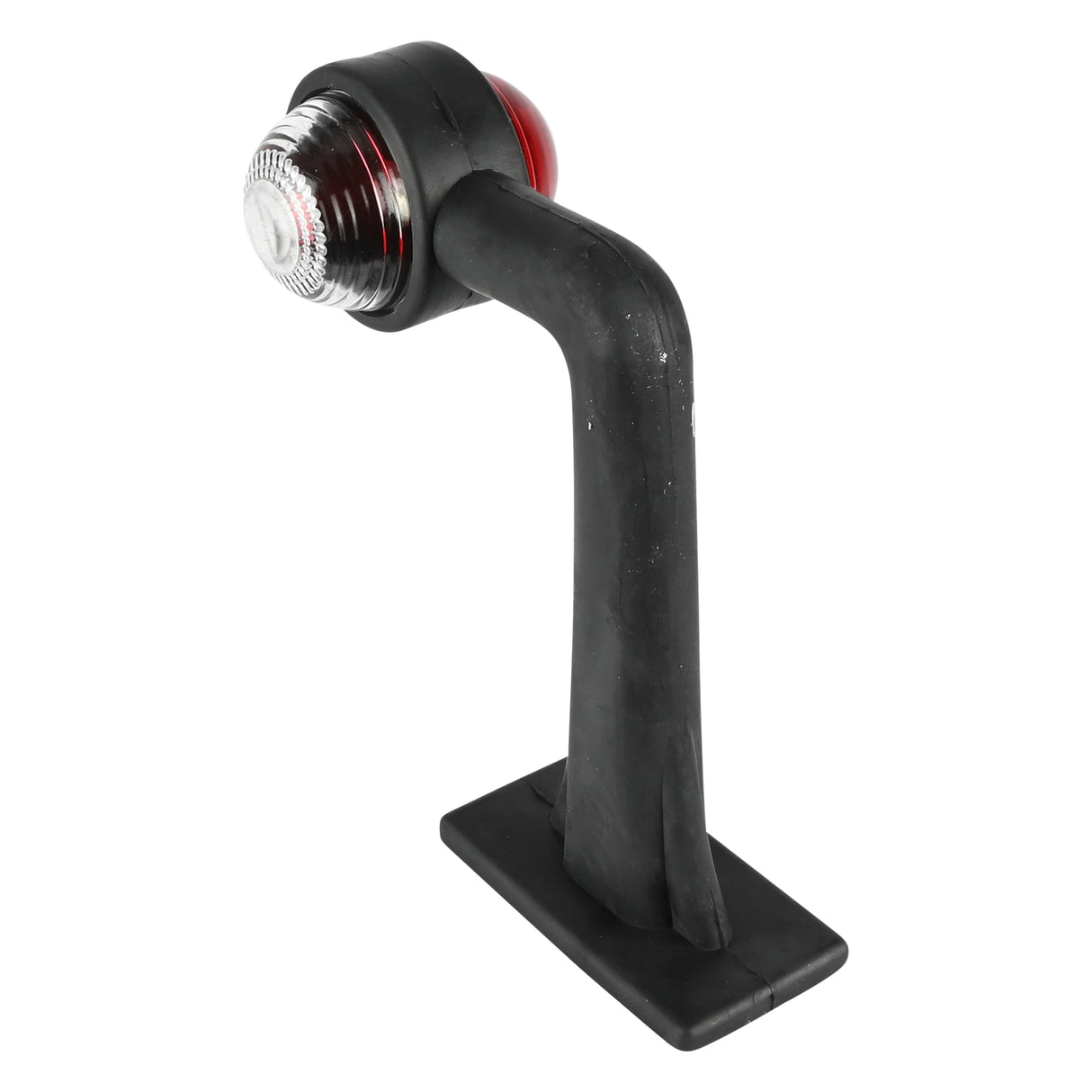 Feu latéral gomme rectangle 185 mm rouge/blanc e-mark