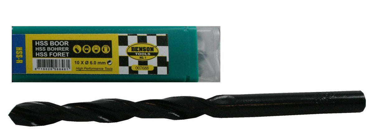 Foret acier 6,0 mm x10