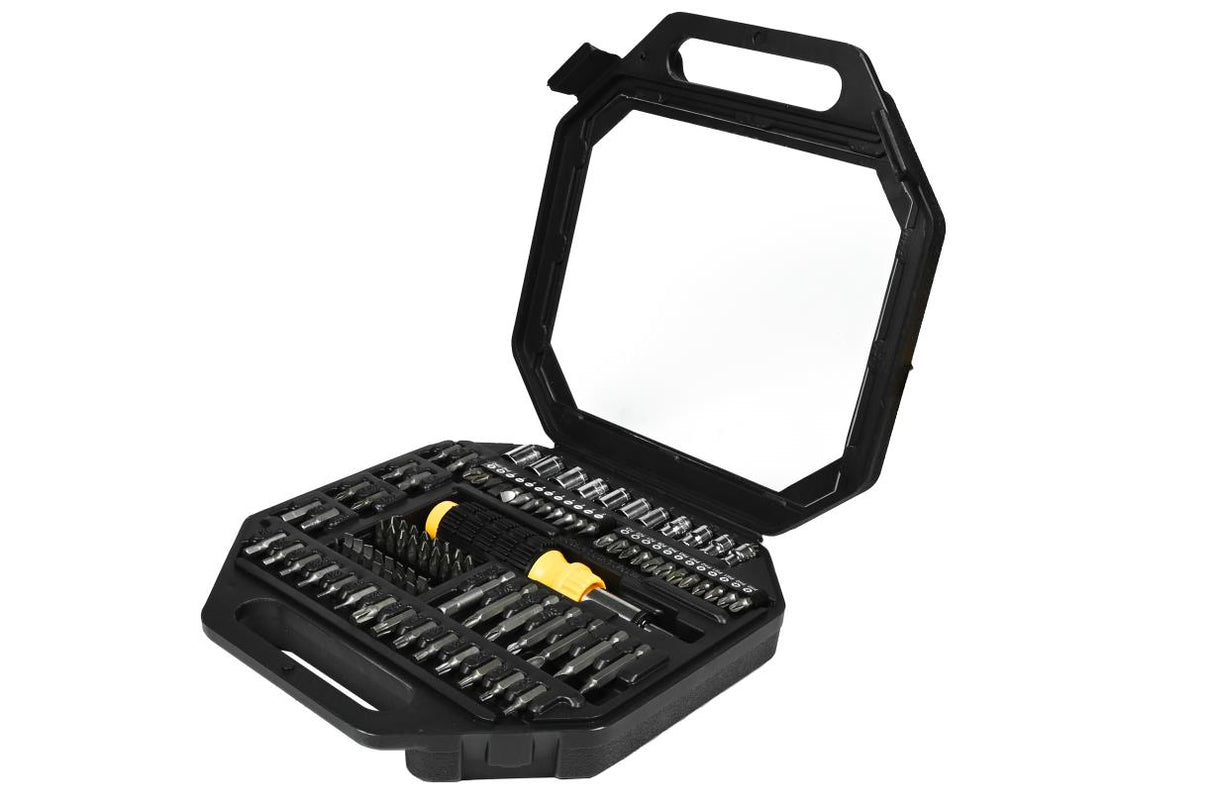 Schroevendraaier ratel bit + doppen set 99 dlg