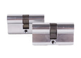 Euro profile cylinder 60 mm 2 pcs keyed alike
