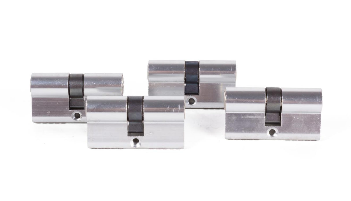 Euro profile cylinder 60 mm 4 pcs keyed alike