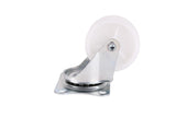 Zwenkwiel set 50 mm wit 4 dlg