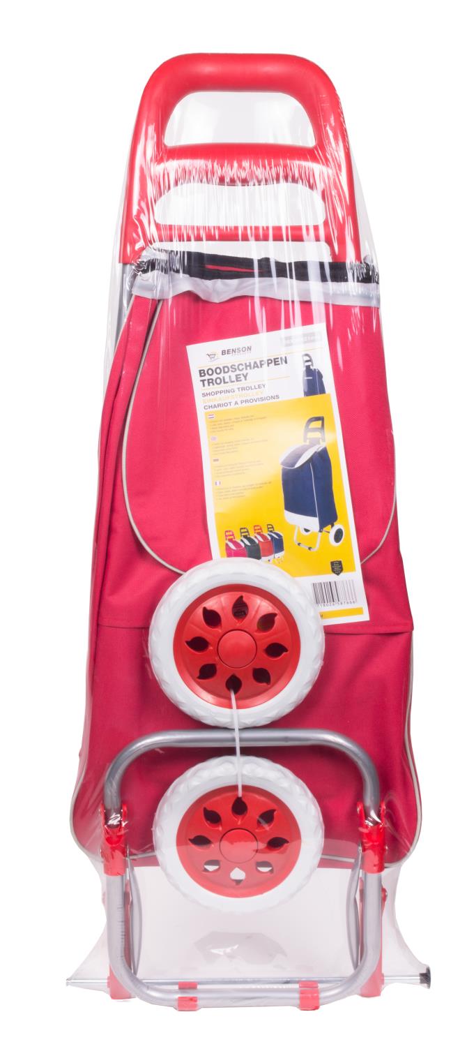 Boodschappentrolley 96 x 34 x 21 cm fun color