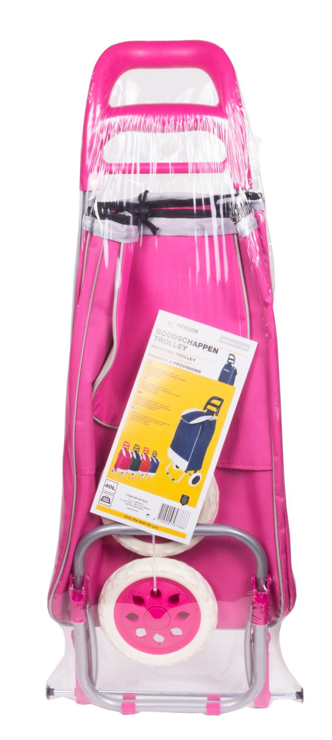 Boodschappentrolley 96 x 34 x 21 cm fun color
