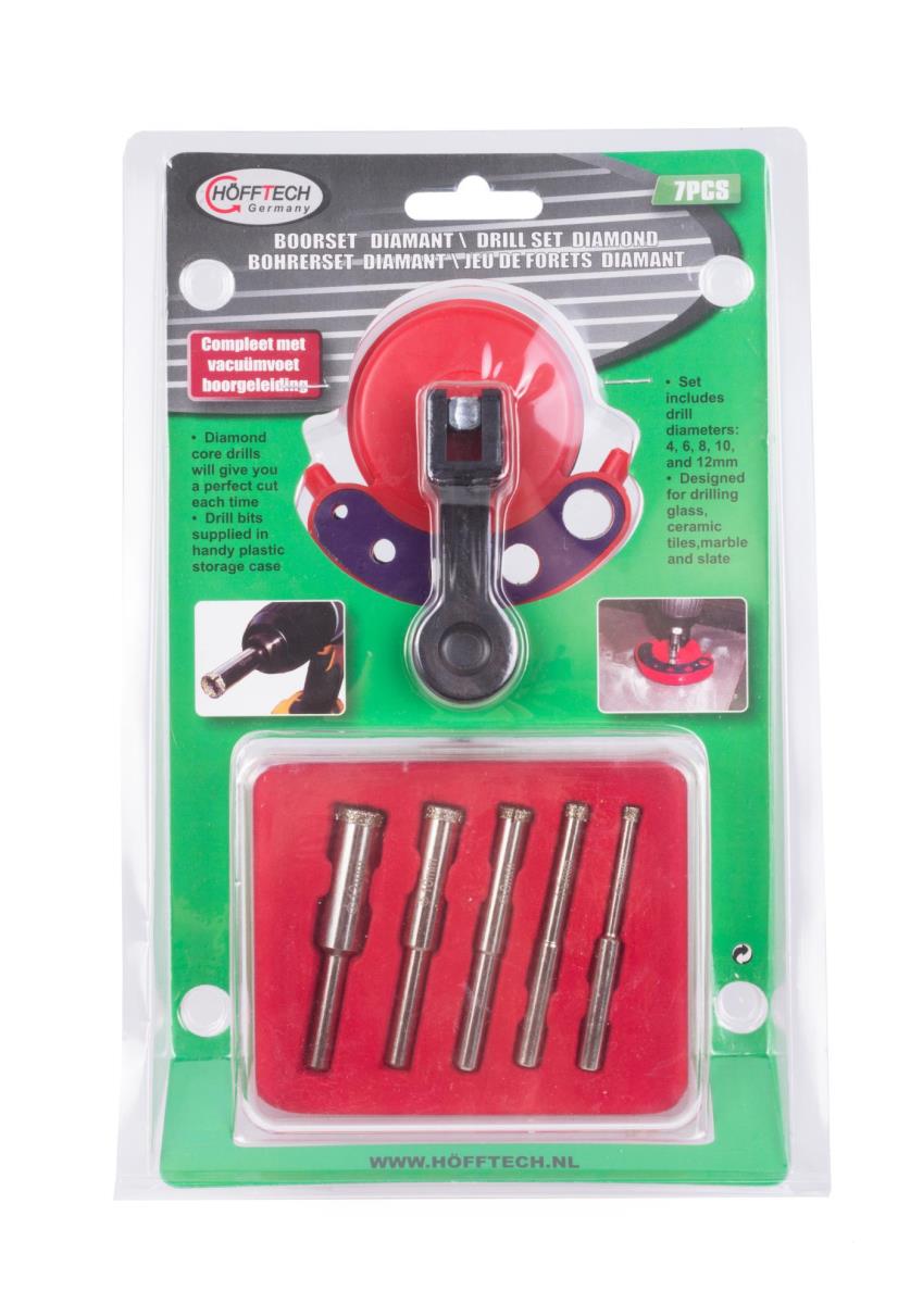 Boorset 7 dlg diamant profi