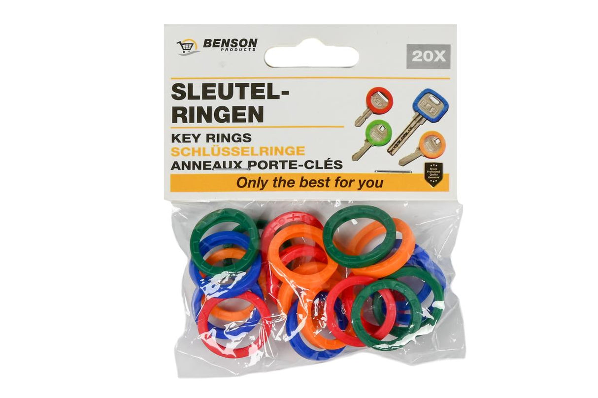 Sleutelringen 20 dlg