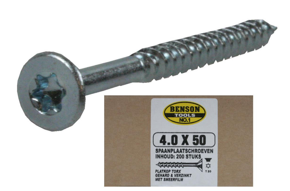 Deltafix Vis aggloméré torx TX-20 4,0 x 50 mm