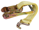 Cliquet pour sangle dárrimage + crochet 0,5 m 5 ton