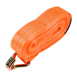 Strap for ratchet tie down + hook 8.5 m 5 tons