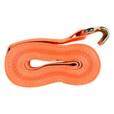 Strap for ratchet tie down + hook 8.5 m 5 tons