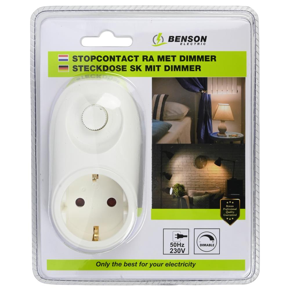 Stopcontact RA met dimmer