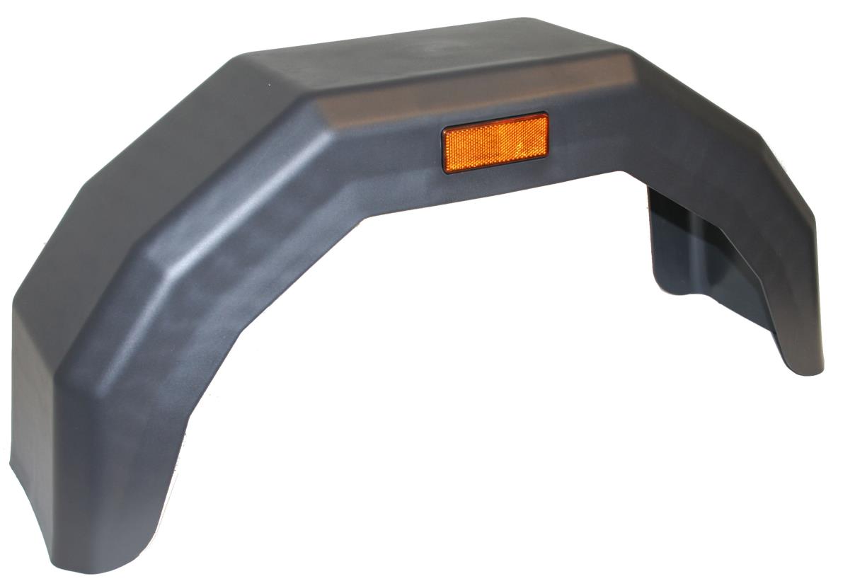 Aanhangwagen spatbord flex kunststof 13"