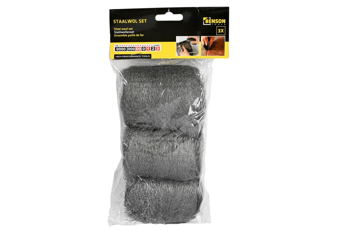 Ensemble paille de fer 3 pcs