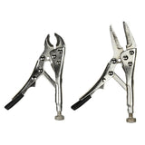 Gripzangen-Set mit 2 geraden Mini-Backen