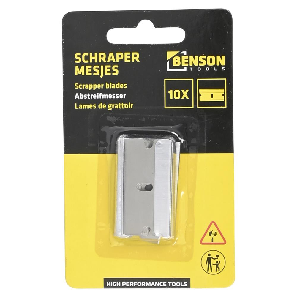 Schraper mesjes reserve 10 dlg