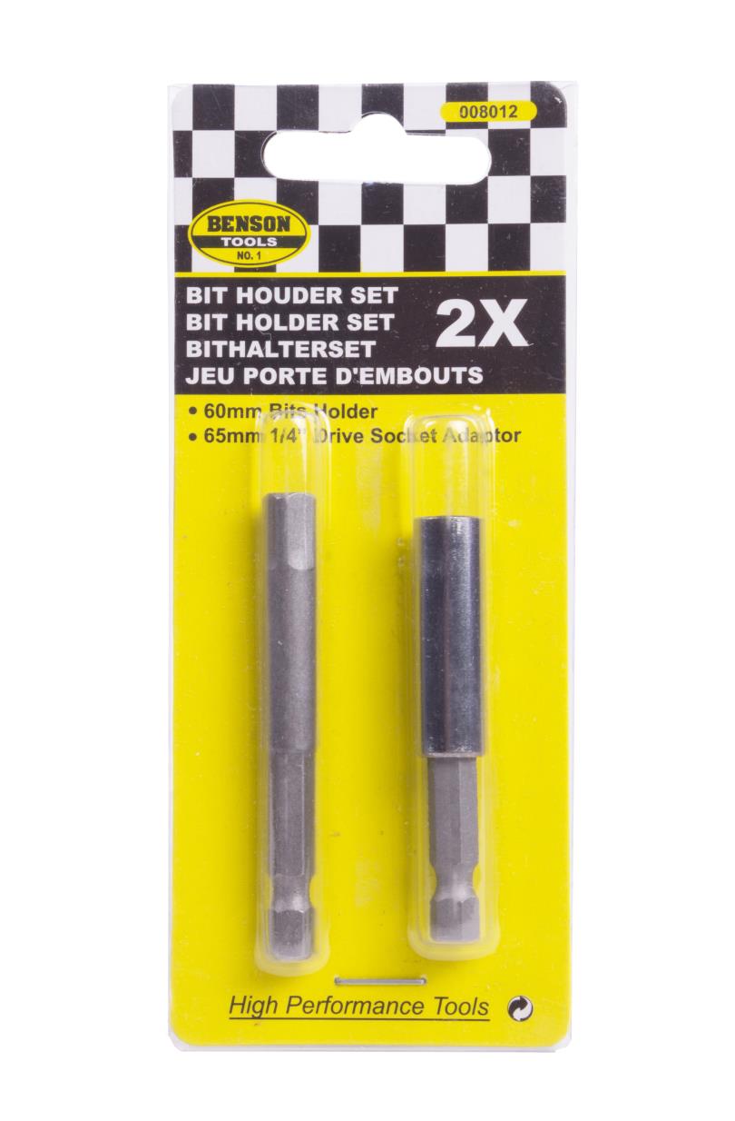 Bit houder set 60 en 65 mm 2 dlg