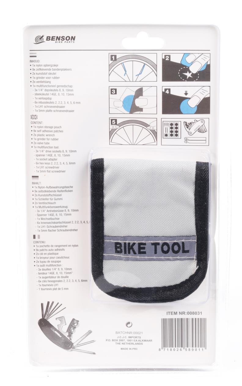 Bicycle repair set 16 pcs profi
