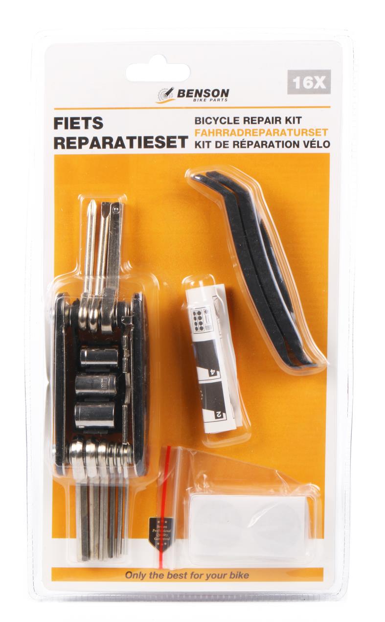 Bicycle repair set 16 pcs profi