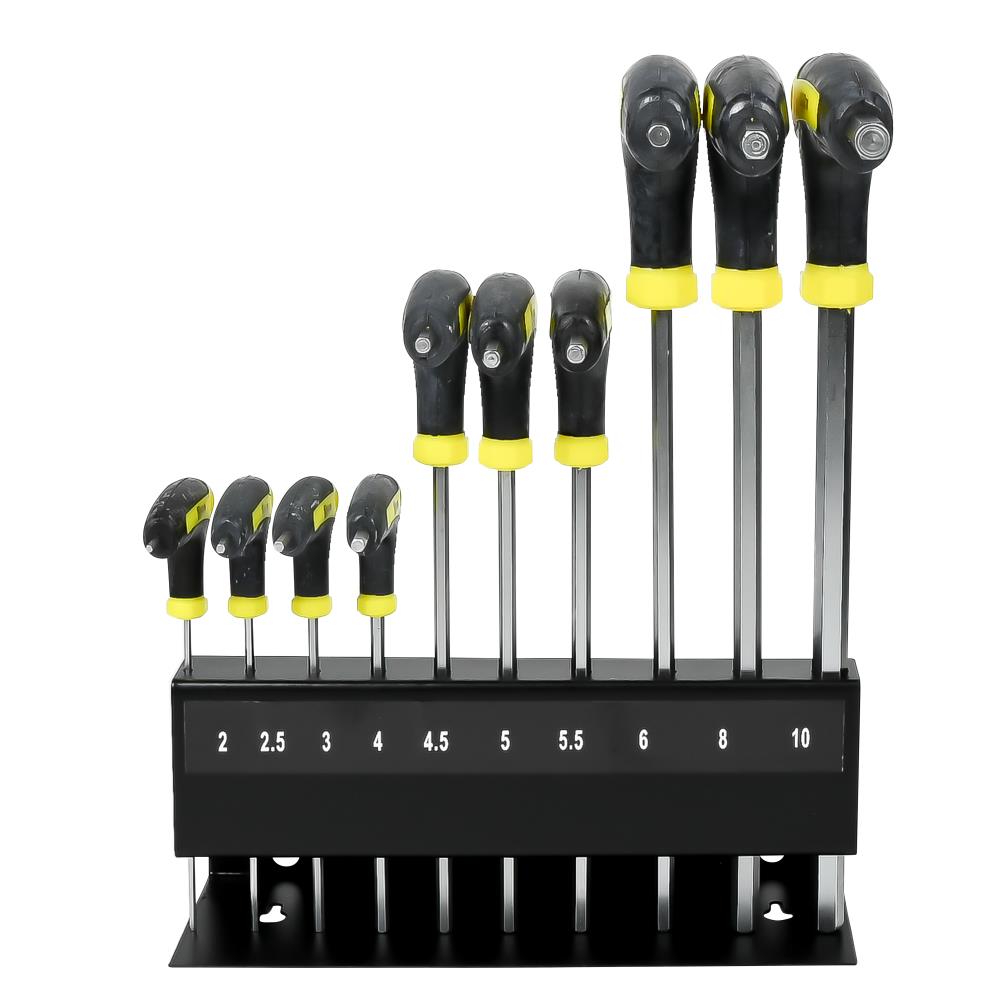 Hex key 10 pcs standard Cr-V