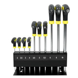 Hex key 10 pcs standard Cr-V