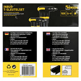 Hex key 10 pcs standard Cr-V