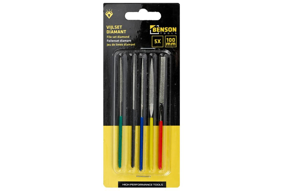 Jeu de limes diamant 5 pcs micro