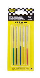 Jeu de limes diamant 5 pcs micro