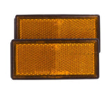 Reflector rechthoek oranje 86 x 40 mm 2 dlg E4
