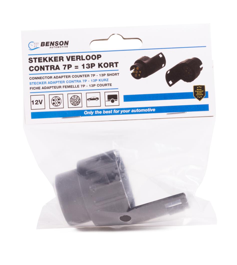 Anhänger-Adapter 13 zu 7 polig kurz