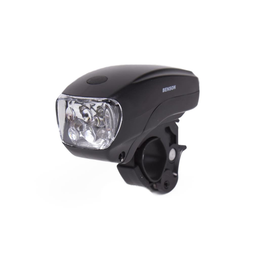 Phare vélo 5 LED noir