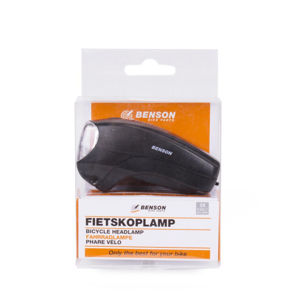 Phare vélo 5 LED noir
