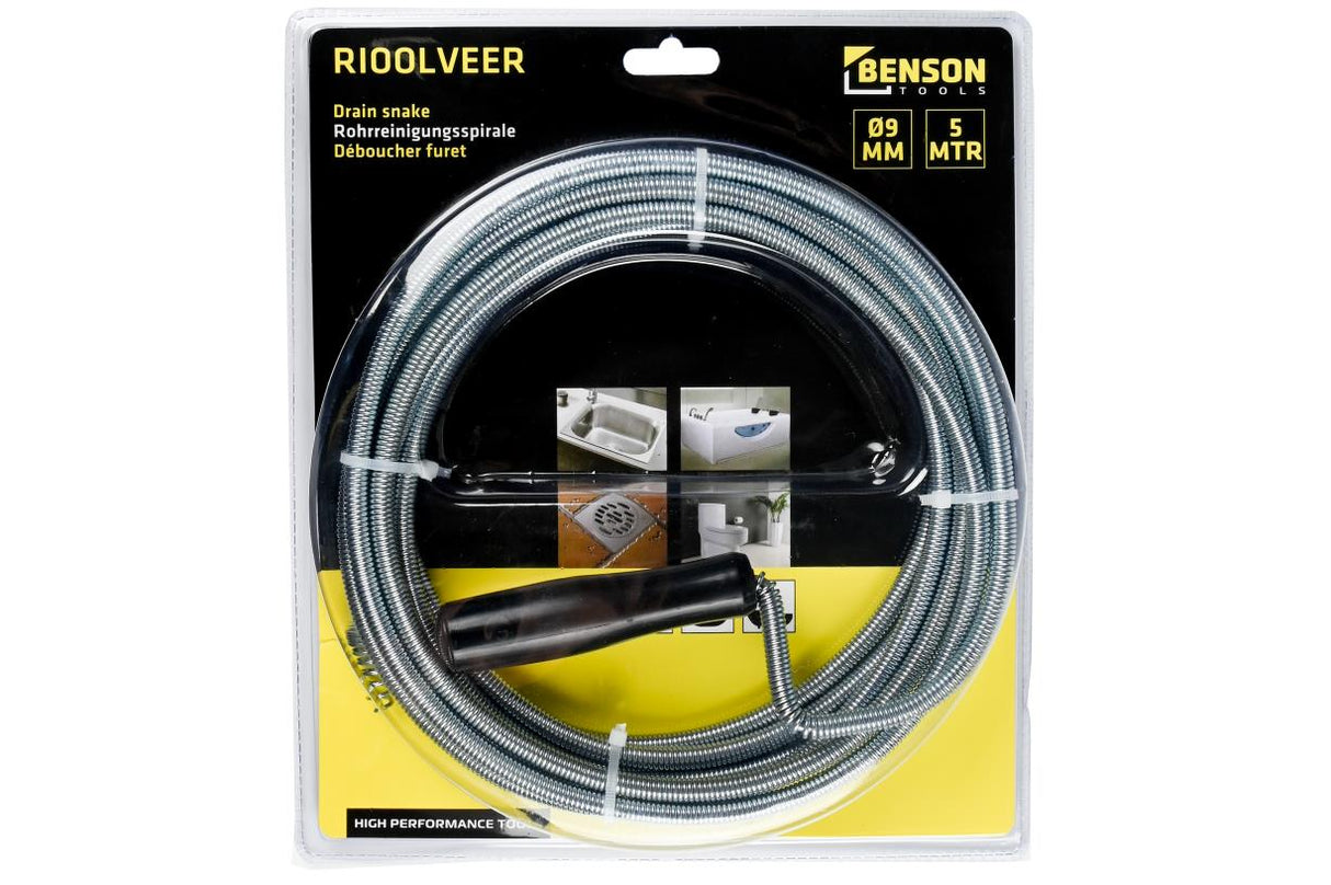 Rohrreinigungsspirale 5 m ø 9 mm
