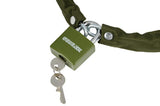 Chain + padlock Rocksolid 5 x 1000 mm mix