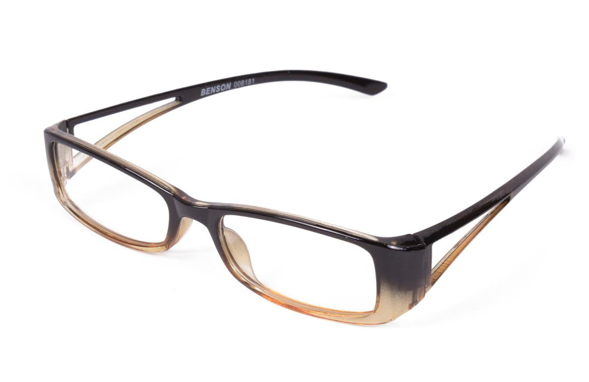 Lesebrille Panama + transparantes Etui Mix Display