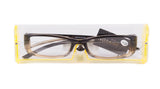 Lesebrille Panama + transparantes Etui Mix Display
