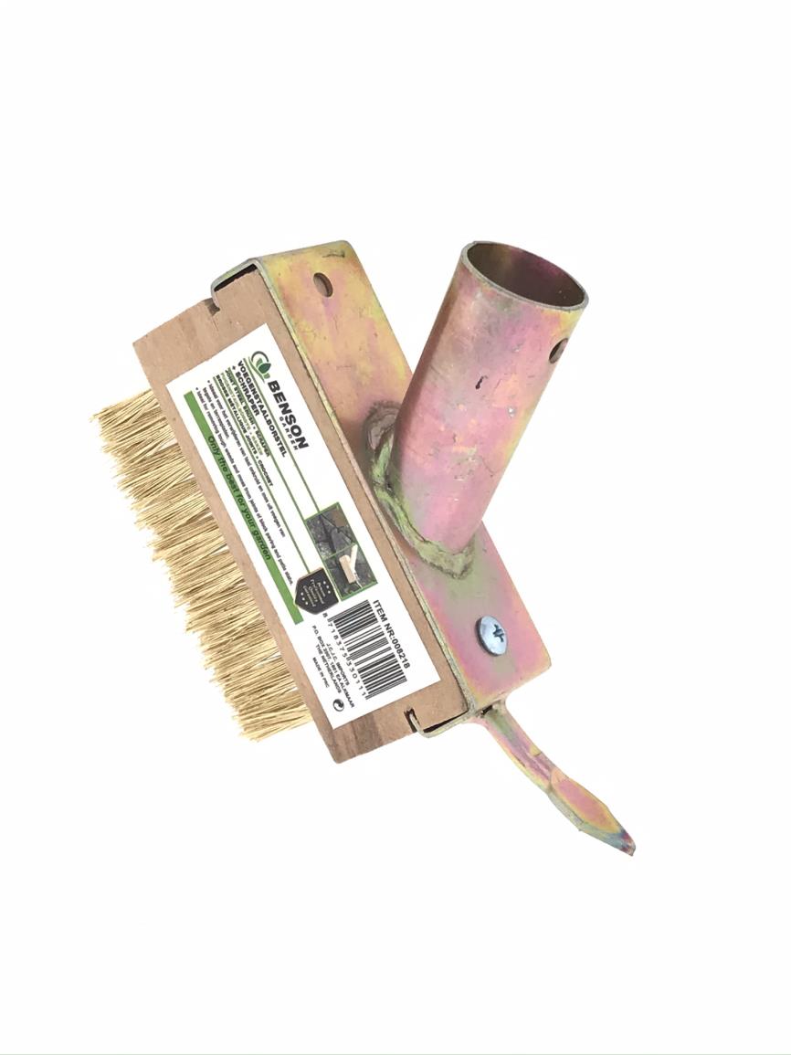 Brosse métallique joints cuivre / 3 rangées + crochet