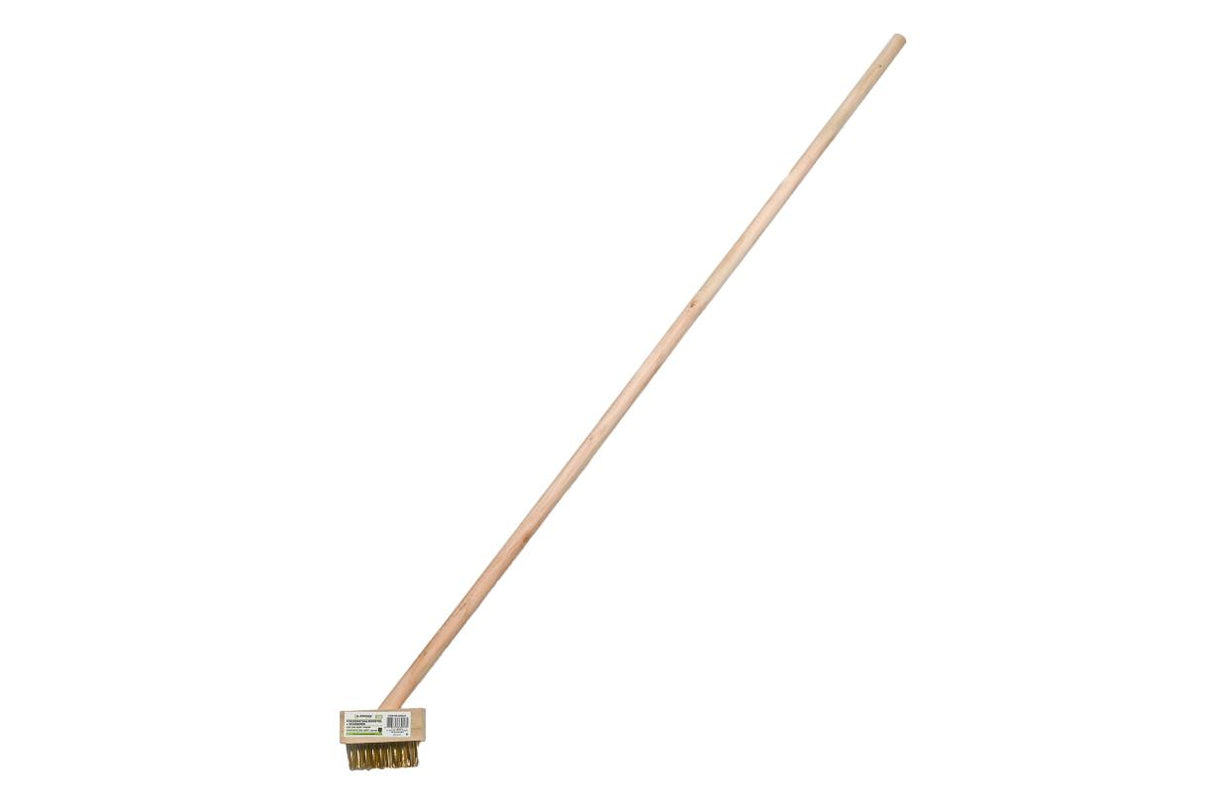 Brosse métallique joints 3 rangées + manche 120 cm