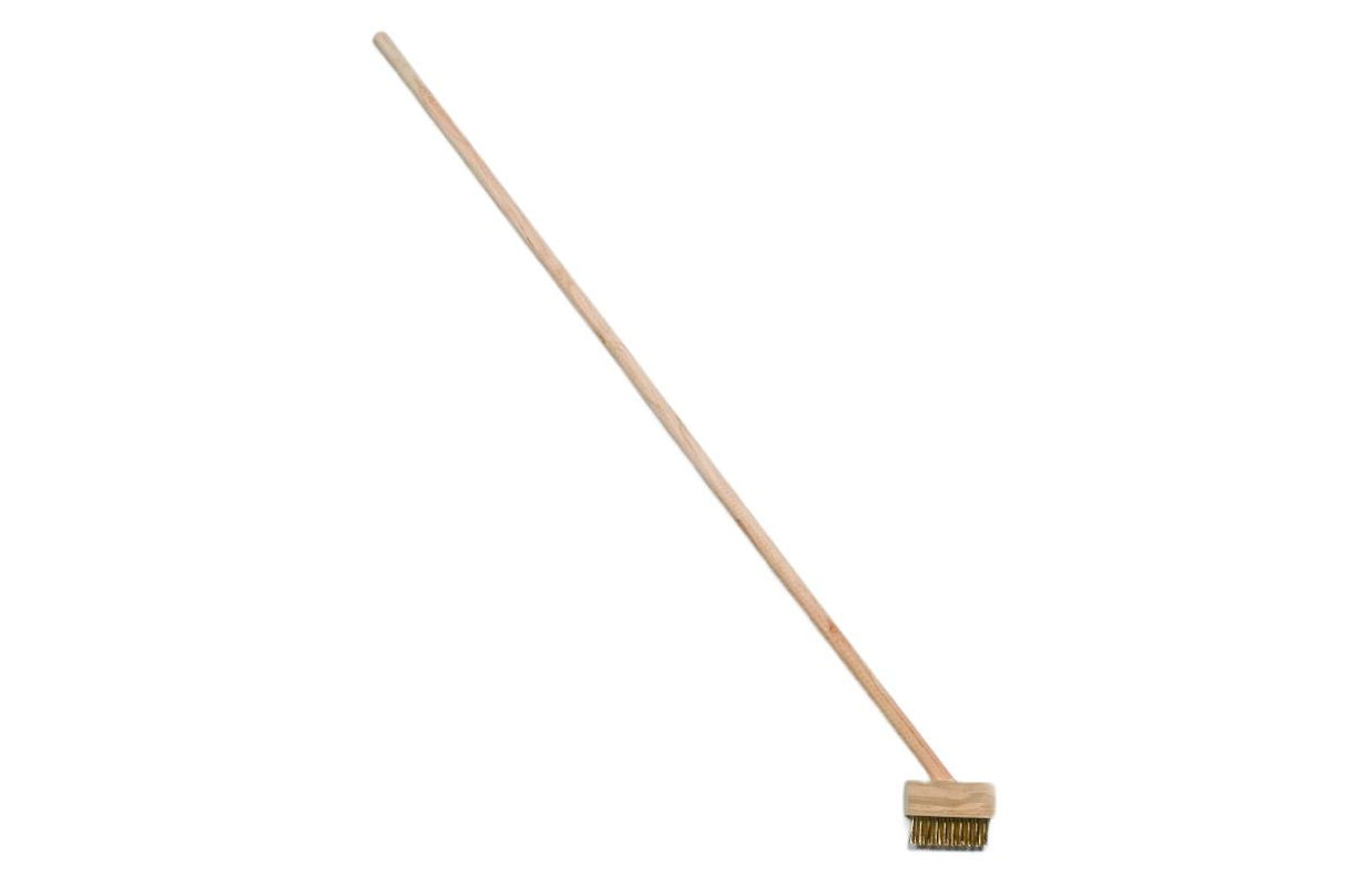 Brosse métallique joints 3 rangées + manche 120 cm
