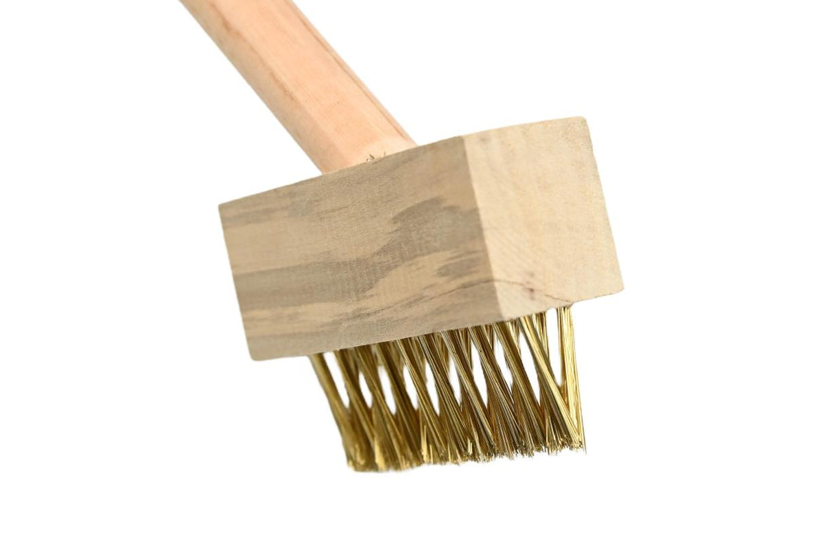 Brosse métallique joints 3 rangées + manche 120 cm
